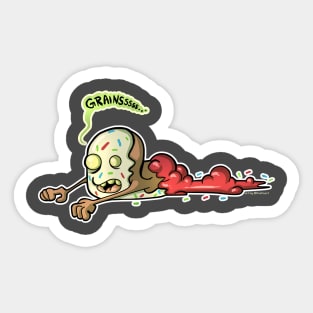 Zombie Donut Sticker